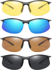 ÉÌƷͼƬ 3 | B07PY2PMLK | FEISEDY Polarized Sports Sunglasses Men Outdoor Running Riding TR Frame Sunglasses B2484
