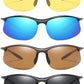 商品图片 3 | B07PY2PMLK | FEISEDY Polarized Sports Sunglasses Men Outdoor Running Riding TR Frame Sunglasses B2484
