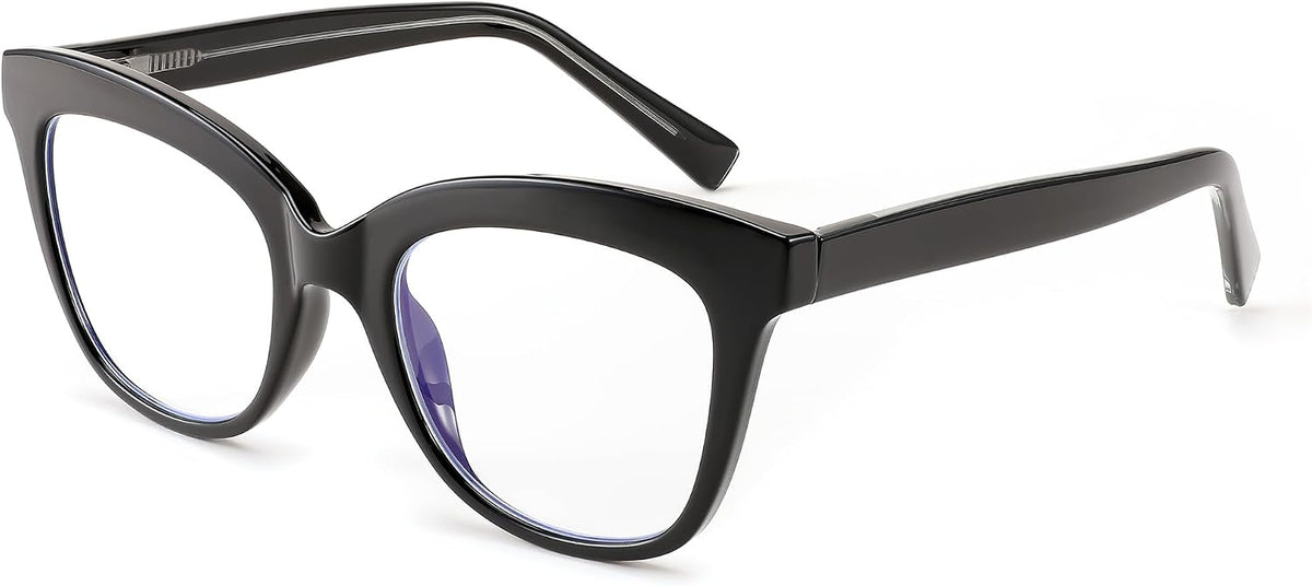 Black / 3.0 x | B0CNGP58GK | FEISEDY Retro Square Reading Glasses Anti Glare Digital Blue Light Blocking Eyestrain for Women Reader B0058