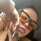 商品图片 12 | B0C5378735 | FEISEDY Vintage Square Cat Eye Sunglasses Women Trendy Cateye Sunglasses B2473