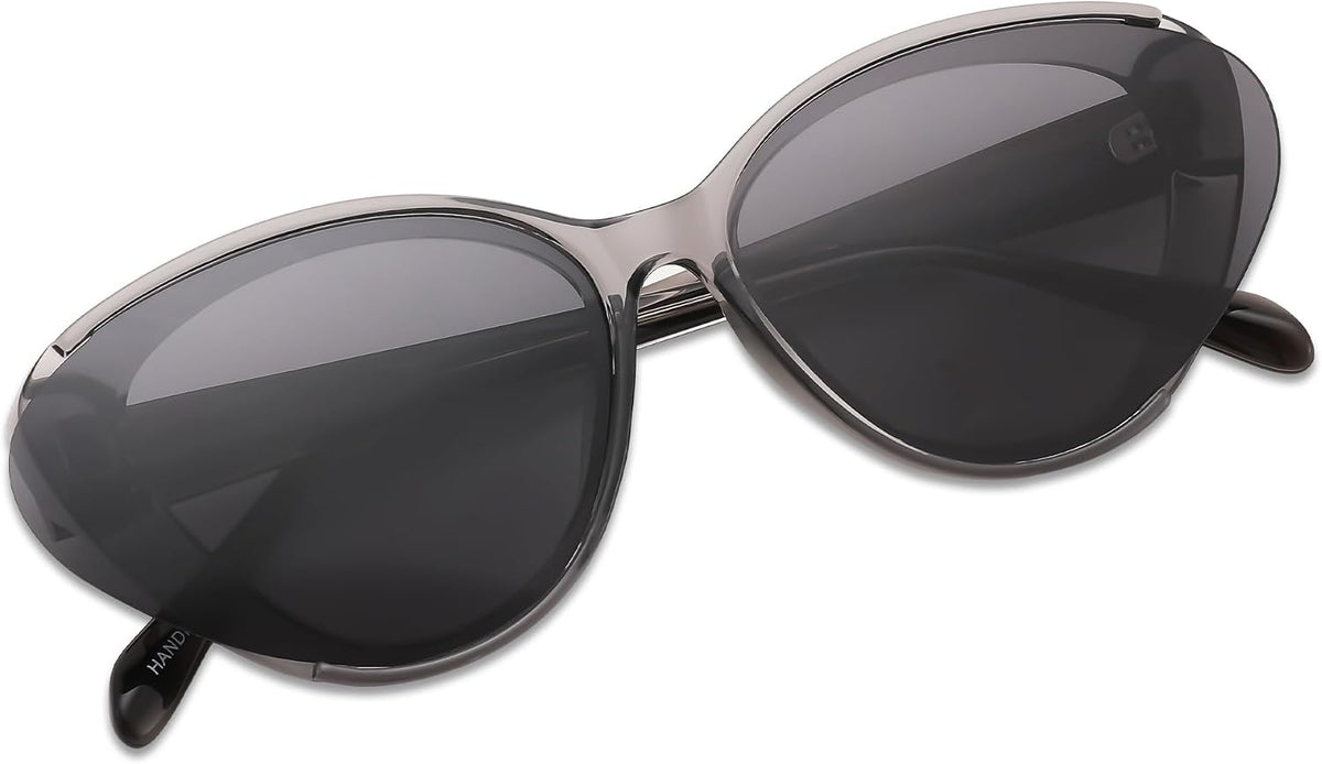 ÉÌƷͼƬ 21 | B0D6YJVTMS | FEISEDY Retro Polarized Cat Eye Sunglasses Women Trendy Mirrored Classic Designer Sunglasses UV Protection B0197