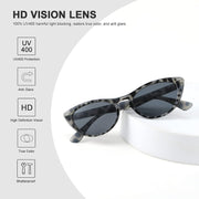 ÉÌƷͼƬ 7 | B08B8G5GR9 | FEISEDY Retro Cat Eye Sunglasses Women Men Vintage Small Cateye UV400 Sunglasses B2617