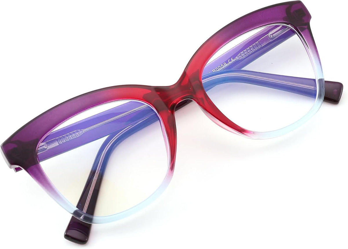 ÉÌƷͼƬ 8 | B0CNGMZZZX | FEISEDY Retro Square Reading Glasses Anti Glare Digital Blue Light Blocking Eyestrain for Women Reader B0058