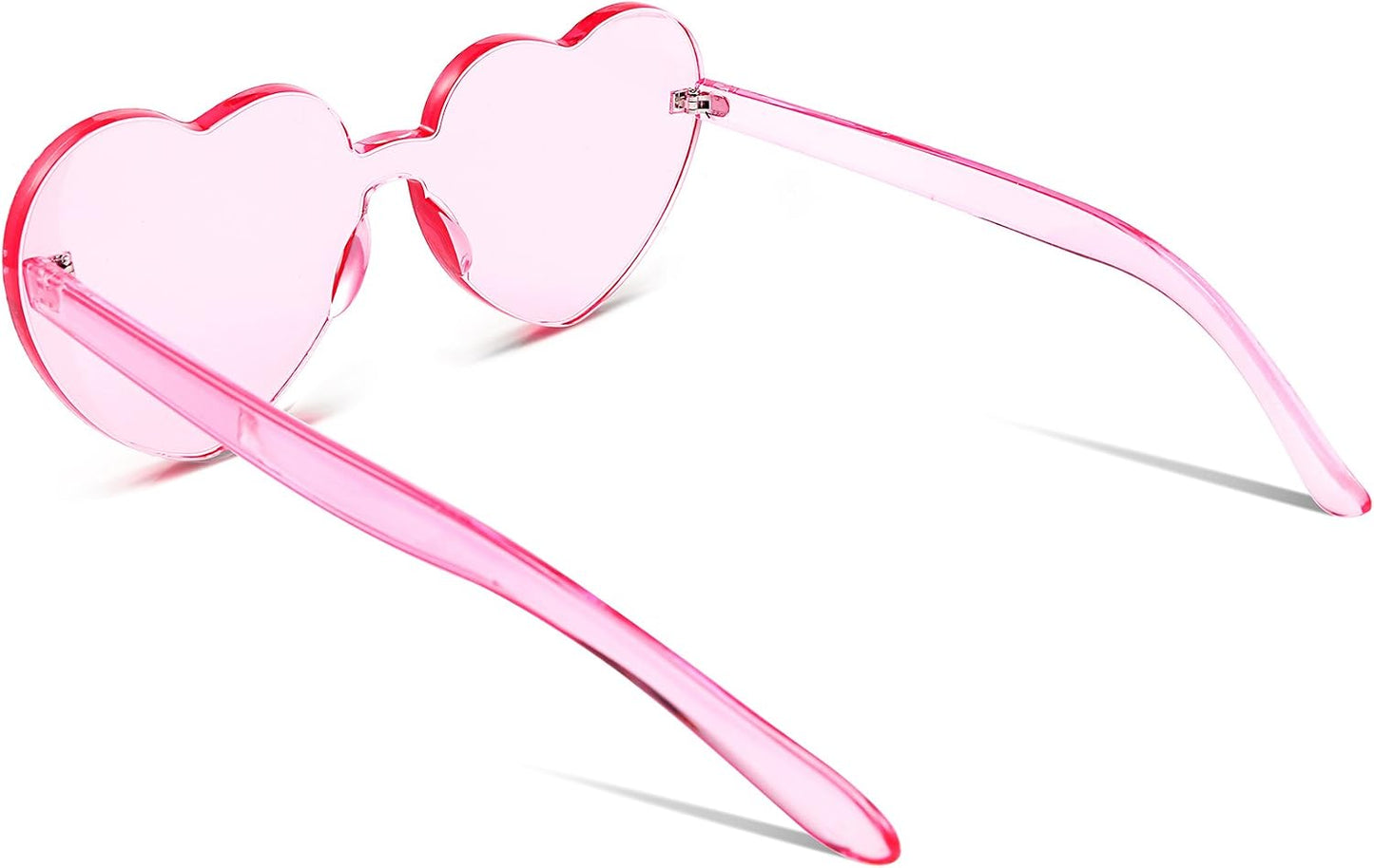 商品图片 44 | B07BLKHDRH | FEISEDY Thick Heart Sunglasses Rimless Heart Shaped Sun Glasses Women Fashion Love Glasses B2419