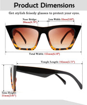 ÉÌƷͼƬ 58 | B0C5378735 | FEISEDY Vintage Square Cat Eye Sunglasses Women Trendy Cateye Sunglasses B2473