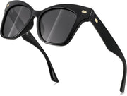 ÉÌƷͼƬ 8 | B0CJNSZC8B | FEISEDY Trendy Polarized Sunglasses, Retro Cateye Frame for Women, UV400 Protection Shades B0009