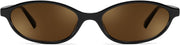 ÉÌƷͼƬ 47 | B0DMN69R27 | FEISEDY Retro Oval Cat Eye Sunglasses for Women 90s Narrow Lightweight Shades Y2k Trendy Sunnies B0257