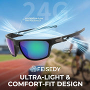 ÉÌƷͼƬ 27 | B0GZTNR5BZ | FEISEDY Sport Sunglasses Polarized UV400 Protection for Men Women B1389