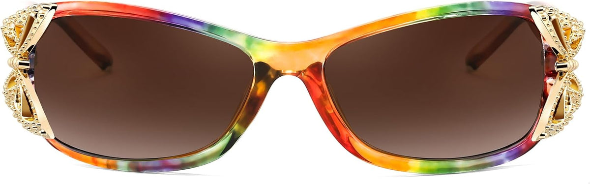 ÉÌƷͼƬ 37 | B0CNRQ7WVZ | FEISEDY Y2K Women Polarized Sunglasses Butterfly Wrap Around UV400 Shades