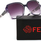 商品图片 8 | B0GSVYSZZX | FEISEDY Oversized Butterfly Bifocal Sunglasses Reader for Women B0353