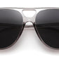 商品图片 25 | B0H1WCGC42 | FEISEDY Retro Square Aviator Sunglasses Women Men Double Bridge B0443