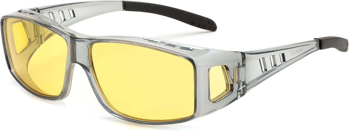 ÉÌƷͼƬ 41 | B089YRDYMP | FEISEDY Polarized Fit Over Glasses Sunglasses Men Women Wrap Around B2593