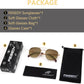 商品图片 15 | B0B38ZHMJL | FEISEDY Sunglasses Aviator Men Women 70s Sun Glasses Square Frame UV400 Protection B2953