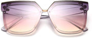 ÉÌƷͼƬ 2 | B087725Y1W | FEISEDY Fashion Women Men Sunglasses Square Frame Metal Shape Nesting Lenses B2595