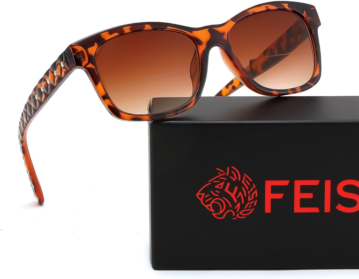 ÉÌƷͼƬ 18 | B0GT8FYMN9 | FEISEDY Bifocal Reading Sunglasses for Women, Trendy Sunglasse Readers, Outdoor Reader Sun Glasses, UV400 Protection B0354