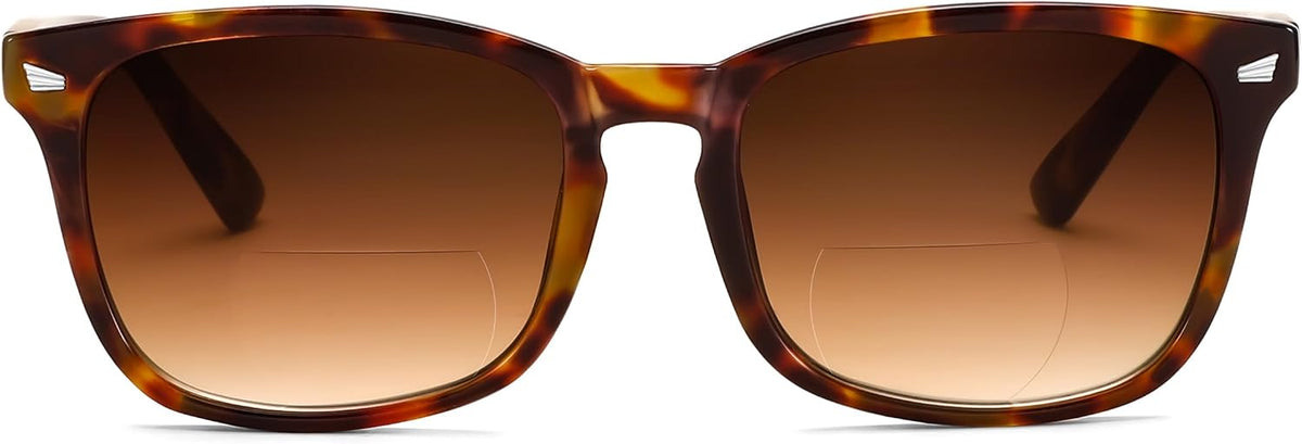 ÉÌƷͼƬ 8 | B0DFPVZVTV | FEISEDY Classic Bifocal Reader Sunglasses for Women Men Square Blue Light Reading Glasses B0231