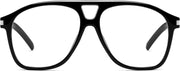 Black / 50 Millimeters | B0H86P2XF4 | FEISEDY Oversized Aviator Fashion Glasses for Women Men, Tortoise Trendy Eyeglasses, Retro Eyewear Frame for Daily Wear B0426