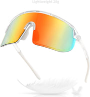 ÉÌƷͼƬ 30 | B0DGTRTMPX | FEISEDY Sports Sunglasses for Men and Women, Large Rectangular Lens, Baseball Cycling Running Sunglasses B0243