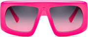 ÉÌƷͼƬ 3 | B0CYX6Y87W | FEISEDY Retro Oversized Avaitor Sunglasses for Women Men Bold Thick Frame Flat Top Shades B0126