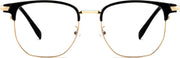 ÉÌƷͼƬ 9 | B0FKT9PDRD | FEISEDY Retro Semi Rimless Blue Light Glasses for Women Men B0438