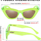 商品图片 6 | B09QKF53K5 | FEISEDY Vintage Small Cat Eye Sunglasses for Women Square Retro Cateye Eyewear B2869