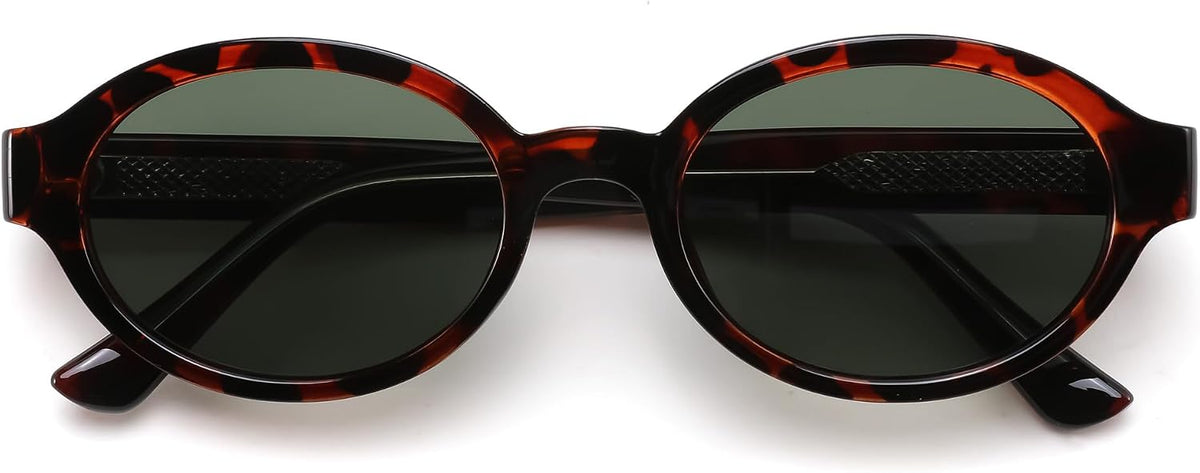 ÉÌƷͼƬ 25 | B0H1WBQD3Y | FEISEDY Retro Oval Y2K Polarized Sunglasses for Women Men B0442