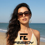 ÉÌƷͼƬ 14 | B0GD5LTX9C | FEISEDY Retro Trendy Rectangle Polarized Sunglasses for Women Men,Classic Narrow Square Sun Glasses B0314
