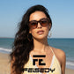 商品图片 14 | B0GD5FWDBC | FEISEDY Retro Trendy Rectangle Polarized Sunglasses for Women Men,Classic Narrow Square Sun Glasses B0314