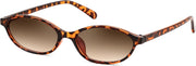 Tortoise/Gradient Brown / 54 Millimeters | B0DMN5C329 | FEISEDY Retro Oval Cat Eye Sunglasses for Women 90s Narrow Lightweight Shades Y2k Trendy Sunnies B0257