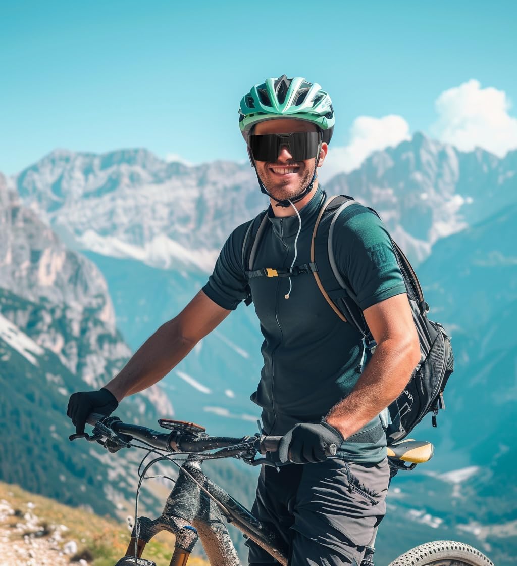 ÉÌƷͼƬ 21 | B0D4Y6RY37 | FEISEDY Sunglasses Men Women, Big Oversized Square Frame,UV400 Mirrored Sun Glasses, Cycling Driving Fishing Hiking B0064