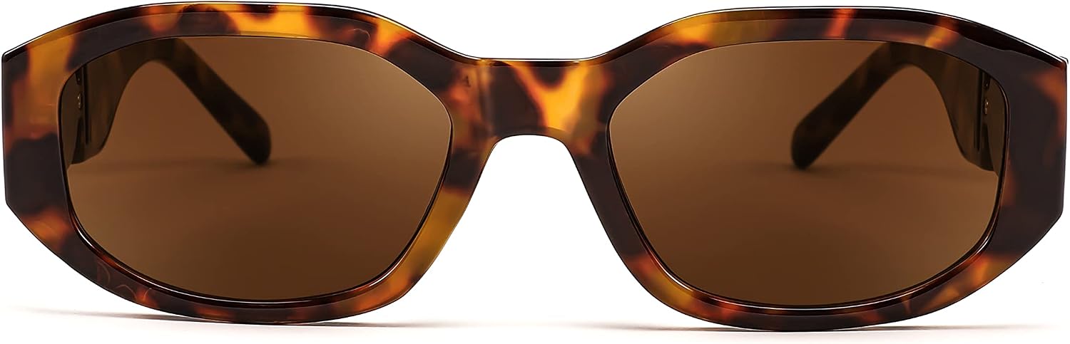 商品图片 21 | B0B5V7T75J | FEISEDY Retro Trendy Rectangle Sunglasses Women Men Narrow Shades B2322