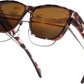Khaki Tortoise Frame & Brown Lens / 63 Millimeters | B0GQH2Z9GQ | FEISEDY Fit Over Glasses Polarized Sunglasses Oversized Square UV400 B0250