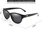 ÉÌƷͼƬ 27 | B07NXZ3WVF | FEISEDY Women Vintage Polarized Sunglasses Lady Elegant Cateye Sun Glasses B2476
