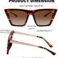 商品图片 10 | B08R8QL6DQ | FEISEDY Vintage Polarized Square Cat Eye Sunglasses Women Trendy Fashion Cateye Polarized Sunglasses B2692