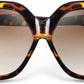 商品图片 4 | B095BFB4R9 | FEISEDY Oversize Square Frame Butterfly Sunglasses Simple Fashion Style Bent Legs Design Eyewear B2762