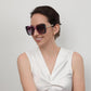 商品图片 37 | B08HVPGJW5 | FEISEDY Sunglasses Womens Trendy, Oversized Square Shades, Pearl Inlay Cat Eye Frame UV400 Protection B2625