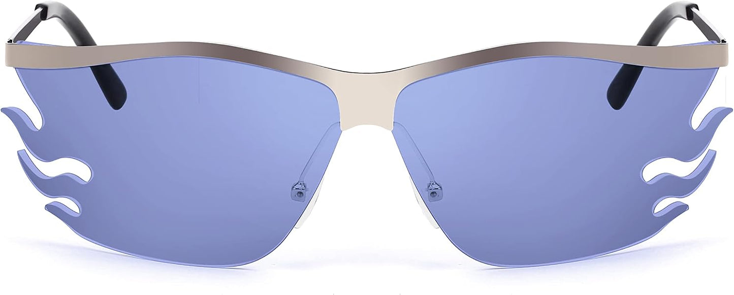 商品图片 8 | B09XHP3W7M | FEISEDY Retro Square Sunglasses Women Men Trendy Vintage Y2K Glasses Tinted Lens B2882
