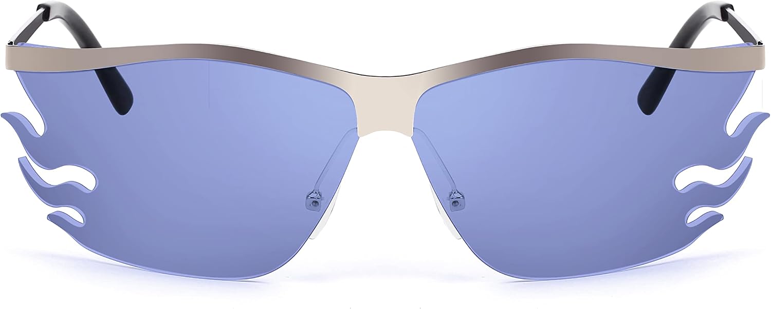 商品图片 8 | B09XHP3W7M | FEISEDY Retro Square Sunglasses Women Men Trendy Vintage Y2K Glasses Tinted Lens B2882
