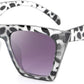 Clear Grey Leopard / 52 Millimeters | B08BZ4XDSR | FEISEDY Vintage Square Cat Eye Sunglasses Women Trendy Cateye Sunglasses B2473
