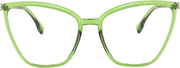005 Transparent Green Frame / 58 Millimeters | B0BPXJ5QZD | FEISEDY Cat Eye Blue Light Blocking Glasses for Women Computer glasses Fashion Cateye Eyewear B2977