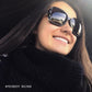 商品图片 98 | B079GT4RXH | FEISEDY Polarized Women Square Sunglasses Sparkling Composite Shiny Frame B2289
