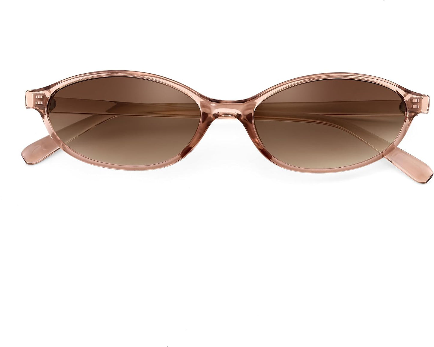 商品图片 22 | B0DMN6519L | FEISEDY Retro Oval Cat Eye Sunglasses for Women 90s Narrow Lightweight Shades Y2k Trendy Sunnies B0257