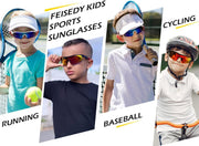 ÉÌƷͼƬ 109 | B07JZ18KMZ | FEISEDY Kids Polarized Sports Sunglasses, TR90 UV400 Baseball Cycling