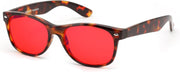 ÉÌƷͼƬ 19 | B0GK2PTMMH | FEISEDY Orange/Red Classic Blue Light Blocking Glasses for Women Men B0339
