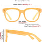 商品图片 19 | B0DBQFZT73 | FEISEDY Retro Square Thick Big Frame Blue Light Blocking Reading Glasses Anti Glare Digital Eyestrain Reader B2523