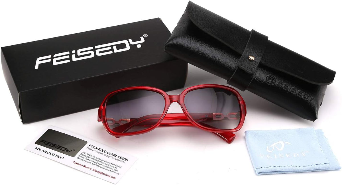ÉÌƷͼƬ 52 | B08LPZDDKZ | FEISEDY Womens Polarized Sunglasses Square Wraparound Shades UV400 Mirrored Trendy Sun Glasses for Women B2526