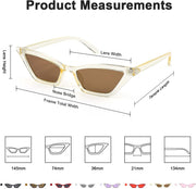 ÉÌƷͼƬ 53 | B079KYQYT3 | FEISEDY Small Cat Eye Sunglasses Vintage Square Shade Women Eyewear B2291
