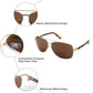 商品图片 12 | B08PDCKNN4 | FEISEDY Reader Sunglasses for Men Women Bifocal for Reading Under Sun Glasses B2718