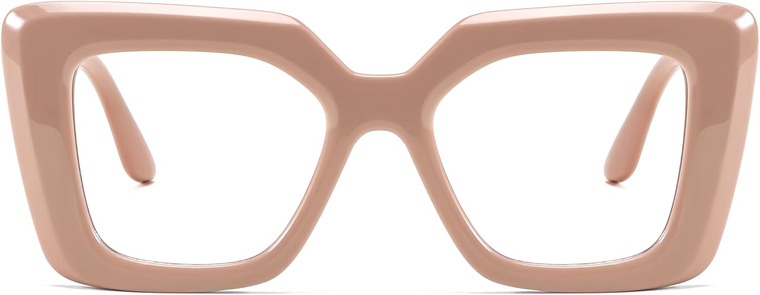 商品图片 19 | B0CSS4158B | FEISEDY Oversized Square Blue Light Blocking Glasses for Women Men Fashion Computer Glasses Reduce Eye Strain B0111