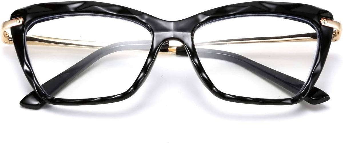 ÉÌƷͼƬ 29 | B088WVS65H | FEISEDY Crystal Cat Eye Reading Glasses Blue Light Blocking Reader Anti Eyestrain Glasses B2596 Champagne 1.75x
